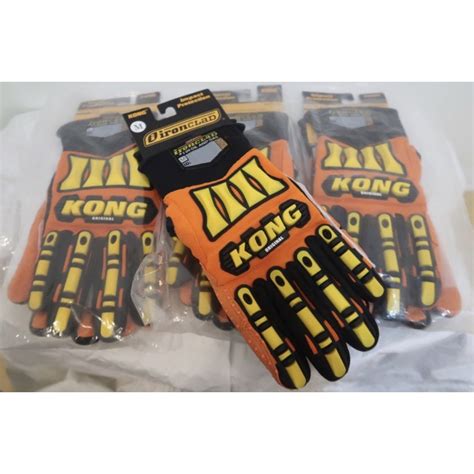 Ironclad Kong Original Oil Gas Safety Impact Gloves Model Sdx