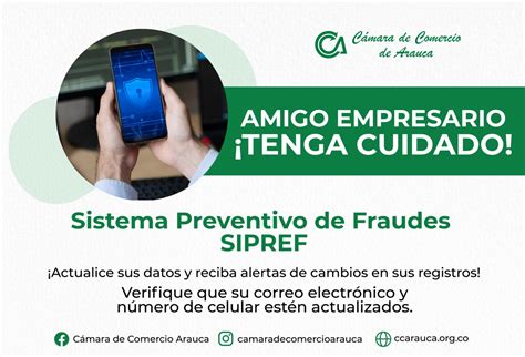 Conoce el Sistema Preventivo de Fraudes SIPREF Cámara de Comercio