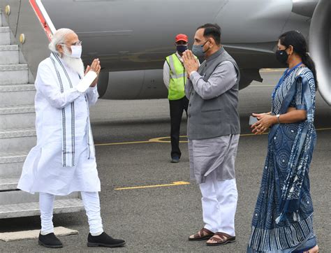 Pm Modi Undertakes Aerial Survey Of Cyclone Tauktae Affected Areas