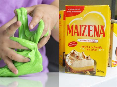 Como Hacer Slime Con Maizena