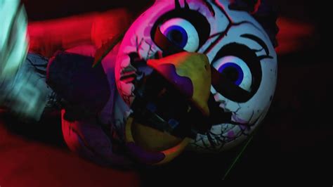 All Glamrock Chica Scenes In Fnaf Sb Oct Trailer Youtube