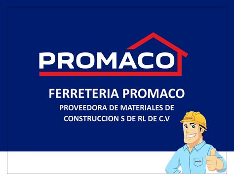 Proyecto Final Promaco FERRETERIA PROMACO PROVEEDORA DE MATERIALES DE