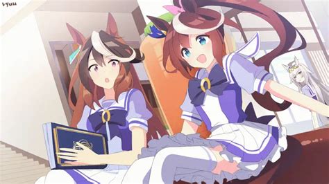 Tokai Teio Symboli Rudolf And Oguri Cap Umamusume Drawn By Ryuu