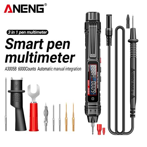 ANENG A3005B 6000 Count Professional Multimeter Pen Phase Sequence