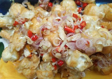 Resep Tahu Crispy Sambal Matah Oleh Dian Pawero Cookpad