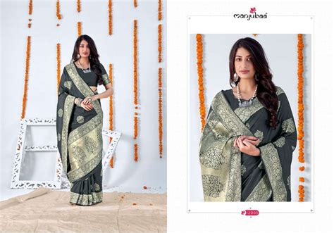 Manjuba Maaisha Vol Banarasi Silk With Fancy Designer Saree Collection