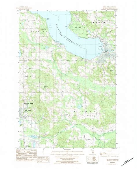 1983 Boyne City, MI - Michigan - USGS Topographic Map | Topographic map