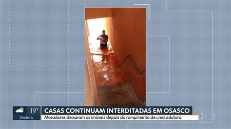 Adutora Da Sabesp Rompe E Interdita Casas Em Osasco S O Paulo G