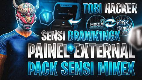 Saiu Novo PACK De SENSI MIKEX PACK TOBI HACK PAINEL EXTENAL