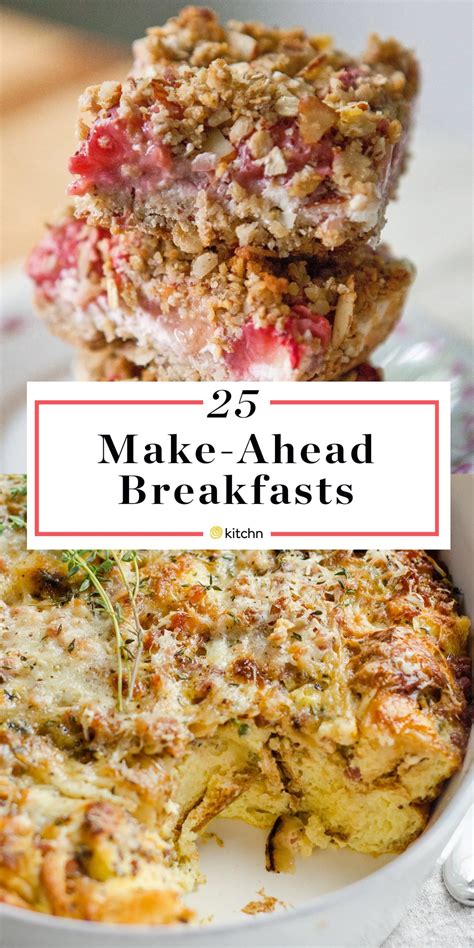 25 Breakfast Dishes You Can Make Ahead For Busy Mornings Artofit