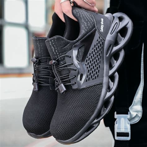 Soft Light Weight Steel Toe Safety Shoes Sneakers for Men - Buy safety ...