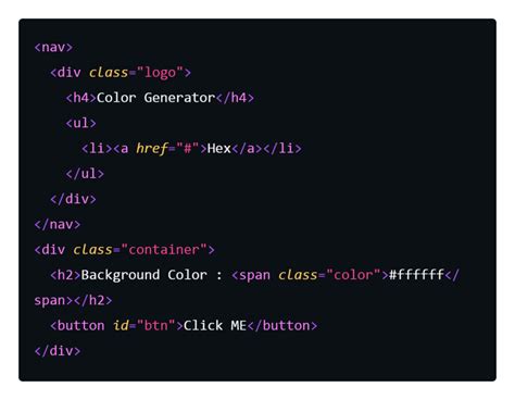 Html Background Color Code Generator Design Talk