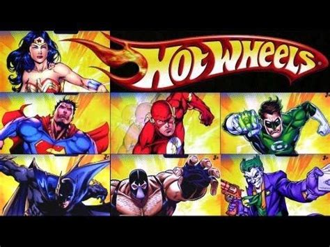 8 DC Universe Hot Wheels Cars Batmobile Superman Bane Joker Flash Wonder Woman DC Comics