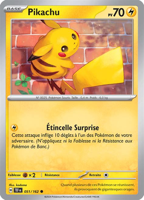 Pikachu Écarlate et Violet Forces Temporelles 051 Poképédia