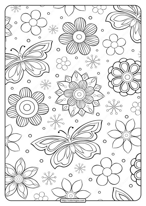 Printable Flower Patterns