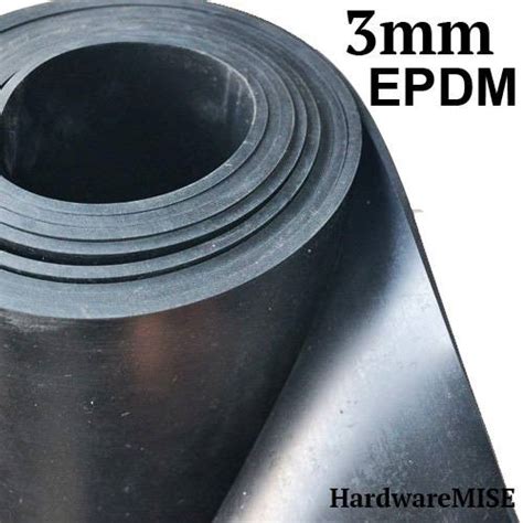 EPDM Rubber Sheet 3mm Thick Black Colour