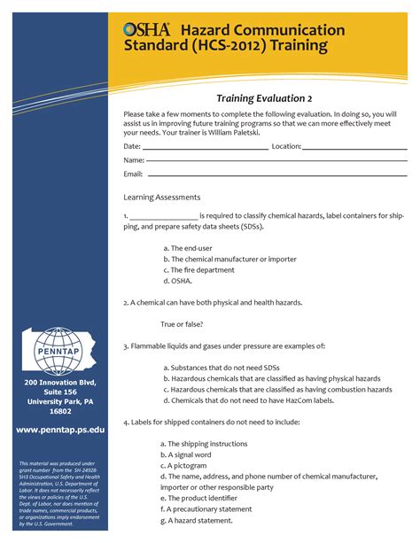 Fy13 Sh 24928 13 Section 6 1 Level 2 Evaluation Learning Assessment