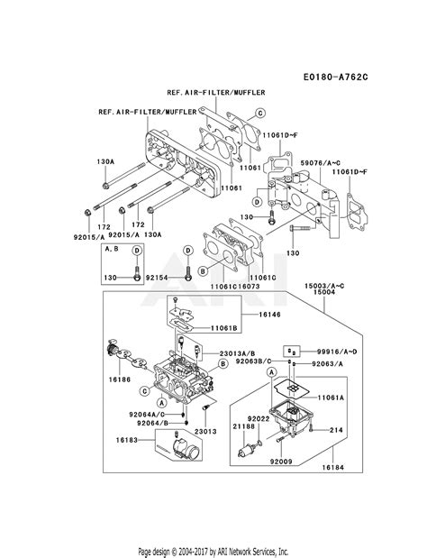 Kawasaki Fd731v Ds01 4 Stroke Engine Fd731v Parts Diagram For Carburetor