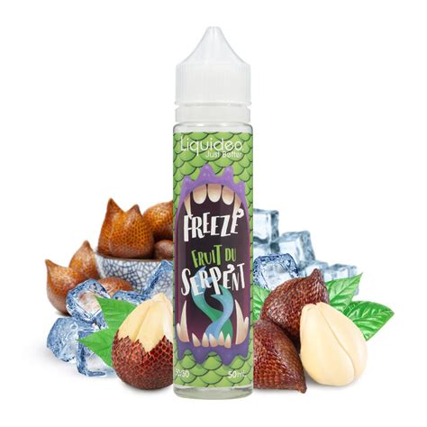 E Liquide Fruit Du Serpent 50ml Freeze Par Liquideo Salak A L