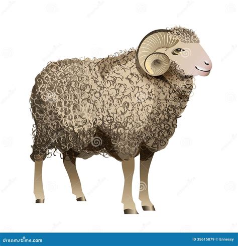 Realistic Sheep In Grass: A Stunning Blend Of Minoan Art And Cinematic Landscapes Royalty-Free ...