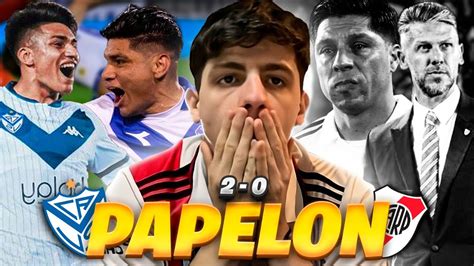 Papelon El Peor Partido De River Con Demichelis River Velez