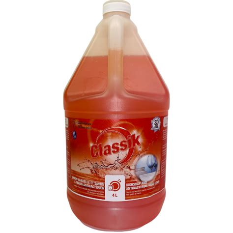 Savon à vaisselle antibactérien liquide Classik Aubut 9429