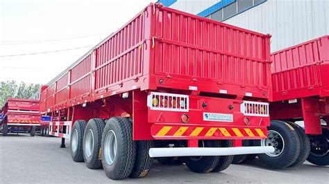 Ton Tri Axle Dropside Trailer For Sale In Ghana