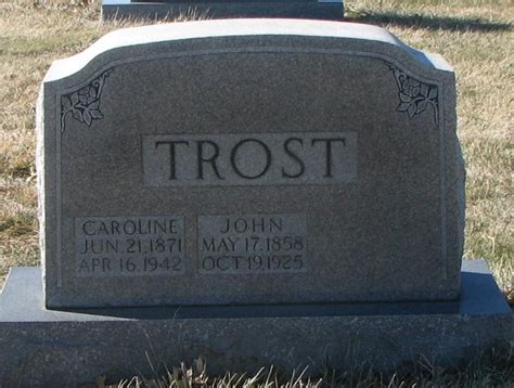 John Trost 1858 1925 Find A Grave Memorial