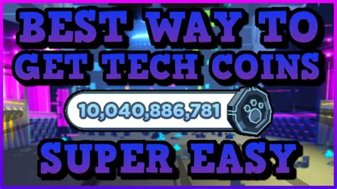 FASTEST WAY TO GET TECH COINS IN PET SIMULATOR X EASY Roblox YouTube