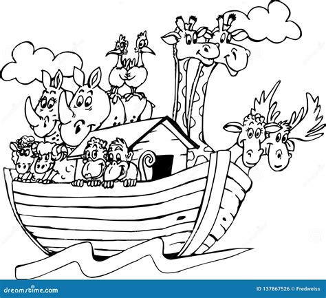 Noah's Ark Cartoon | CartoonDealer.com #45743049