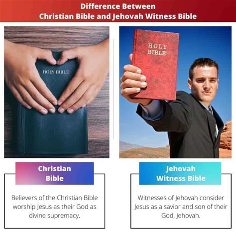 Christian Bible Vs Jehovah Witness Bible Difference And Comparison