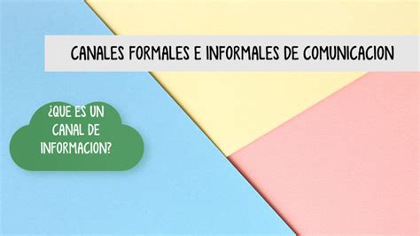 Canales Formales E Informales De Comunicacion By Ana Nayely Fernandez Julca On Prezi