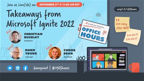 O365Hours Takeaways From Microsoft Ignite 2022 YouTube