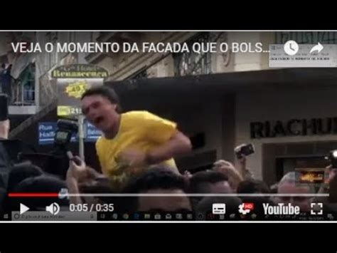 VEJA O MOMENTO DA FACADA QUE O BOLSONARO LEVOU UM ATO COVARDE