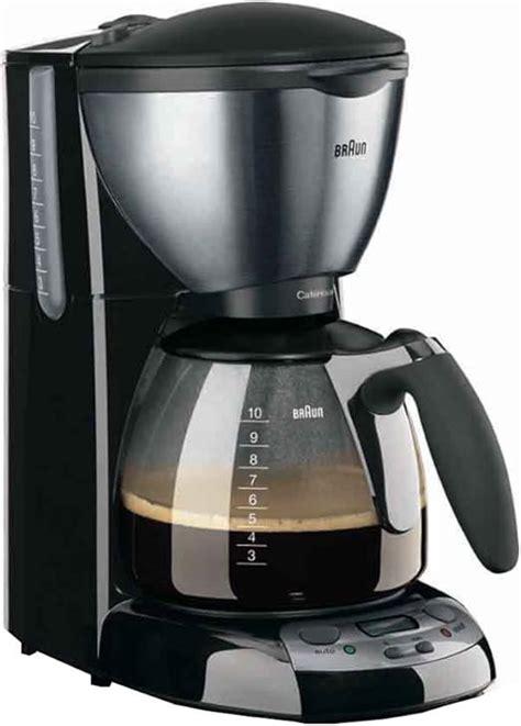 Braun 63105751 Cafetière Electrique CaféHouse Pur Aroma Deluxe Timer KF