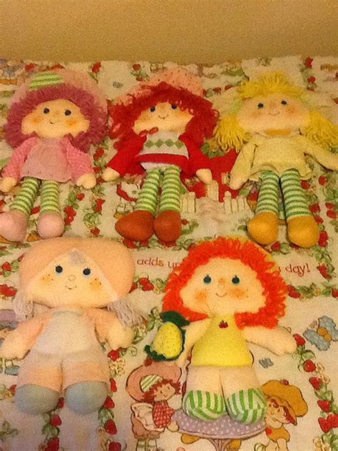 Vintage Strawberry Shortcake Apple Dumplin RAG DOLL