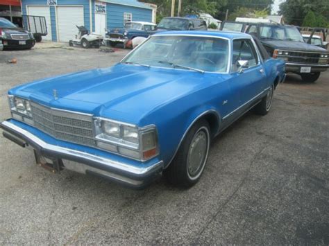 1979 Dodge Diplomat 2 Door Hard To Fine Original Good Driver Classic