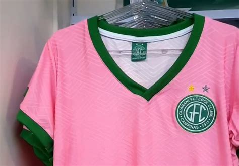 Guarani Lan A Camisa Outubro Rosa Mantos Do Futebol