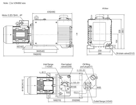 VDN Series Oil Sealed Rotary Vacuum Pump Ulvac Ningbo Co Ltd