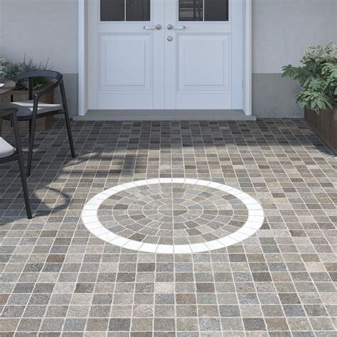 Outdoor Tile GRIGIO ARCO GRIGIO LINEARE Ceramica Rondine Garden