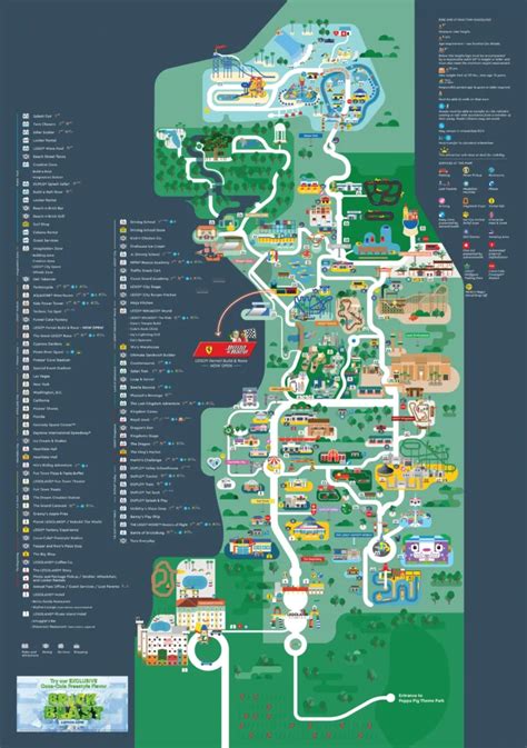 Legoland Florida Map and Brochure (2023 - 2024) | ThemeParkBrochures.net