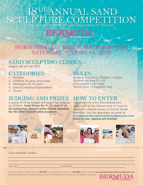 Upcoming Bermuda Sand Sculpture Competition Bernews