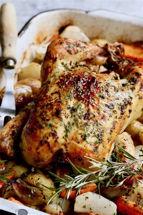 Garlic Roast Chicken Recipe