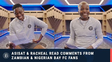 Asisat Oshoala And Racheal Kundananji Read Comments From Fans Of