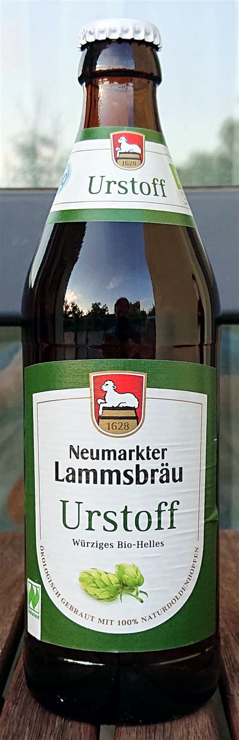 Neumarkter Lammsbräu Urstoff Bierverkostung de