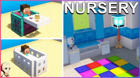 Minecraft Best Baby Nursery Build Hacks And Ideas Youtube