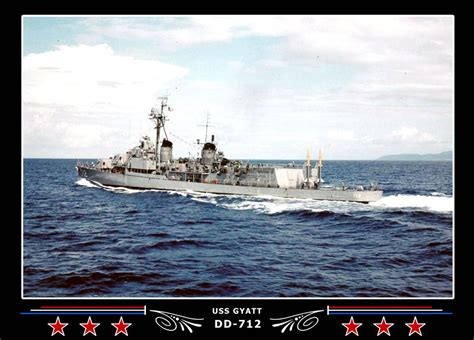 USS Gyatt DD-712 Canvas Photo Print – Navy Emporium