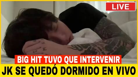 Jungkook Se Queda Dormido En Plena Transmisi N En Vivo Y Big Hit Tuvo