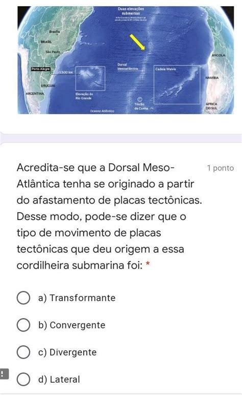 A Dorsal Meso Atl Ntica Uma Cordilheira Submarina Que Se Estende