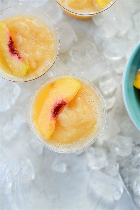 Peach Frosé Simply Scratch